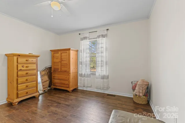 wooden floor and windows in a room