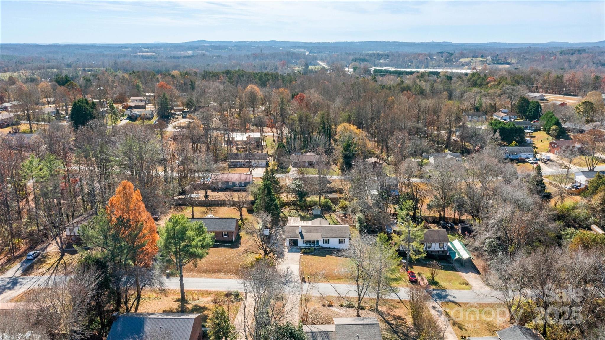 5645 Sandhurst Road Hickory, NC 28602 - Photo 38 of 46 an aerial view of a city with lots of residential buildings