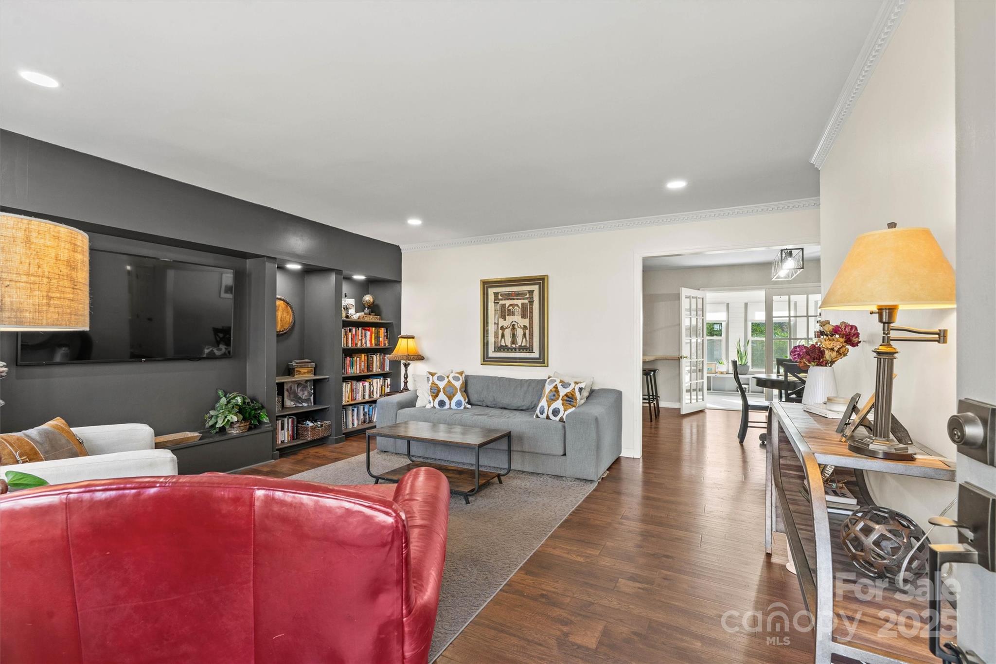 5645 Sandhurst Road Hickory, NC 28602 - Photo 7 of 46 a living room with furniture and a flat screen tv