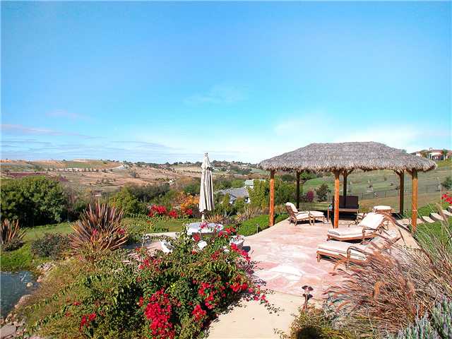 4221 Fallsbrae Road Fallbrook, CA 92028 - Photo 13 of 21 Palapa covered outdoor seating area