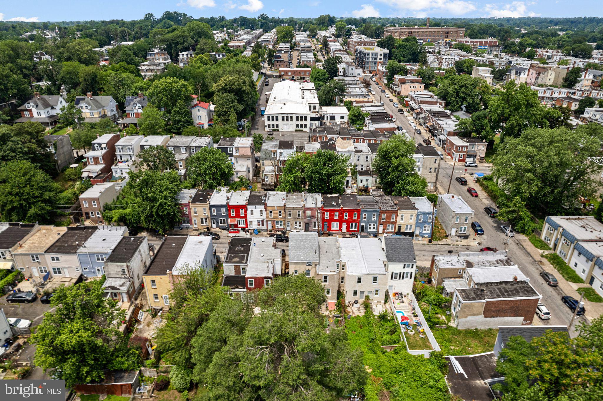 452 Mechanic Street Philadelphia, PA 19144 - Photo 31 of 32 an aerial view of residential houses with outdoor space