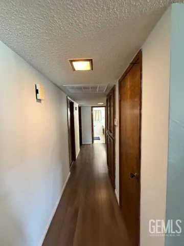 a view of hallway with stairs