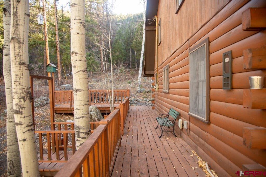 231 Forest Road Creede, CO 81130 - Photo 21 of 31 a view of balcony with furniture