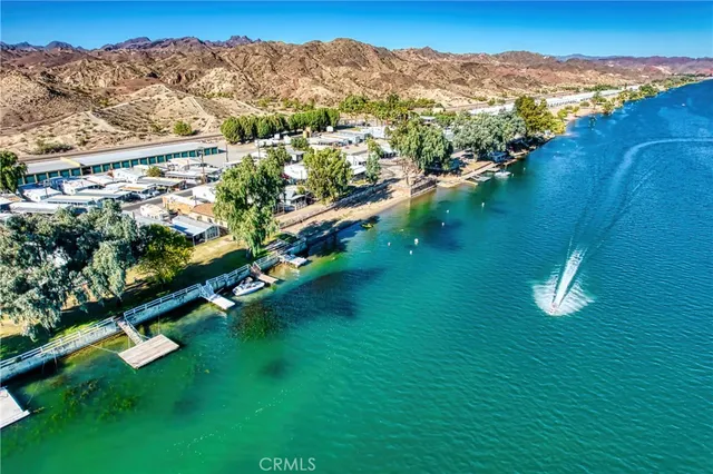 a view of a city with mountains in the background