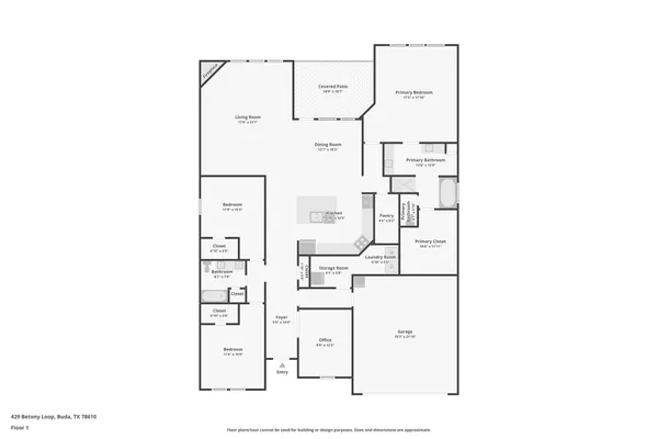 $465,000 | 429 Betony Loop, Buda, TX 78610