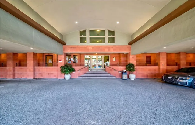 a view of a car garage