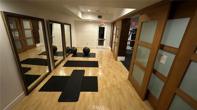 a close view of closet