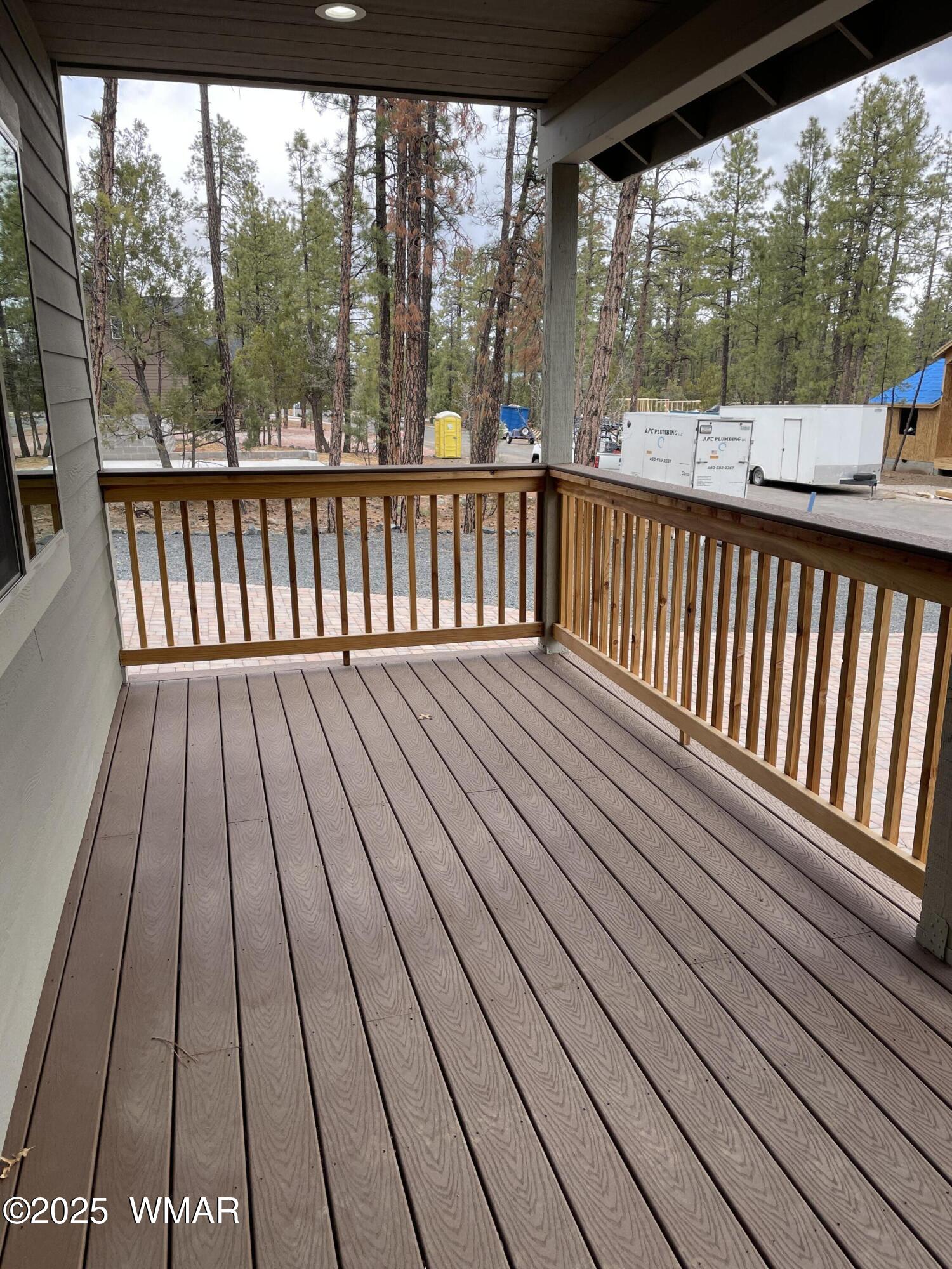 2426 Aspen Run Pinetop, AZ 85935 - Photo 38 of 44 a view of outdoor space with deck