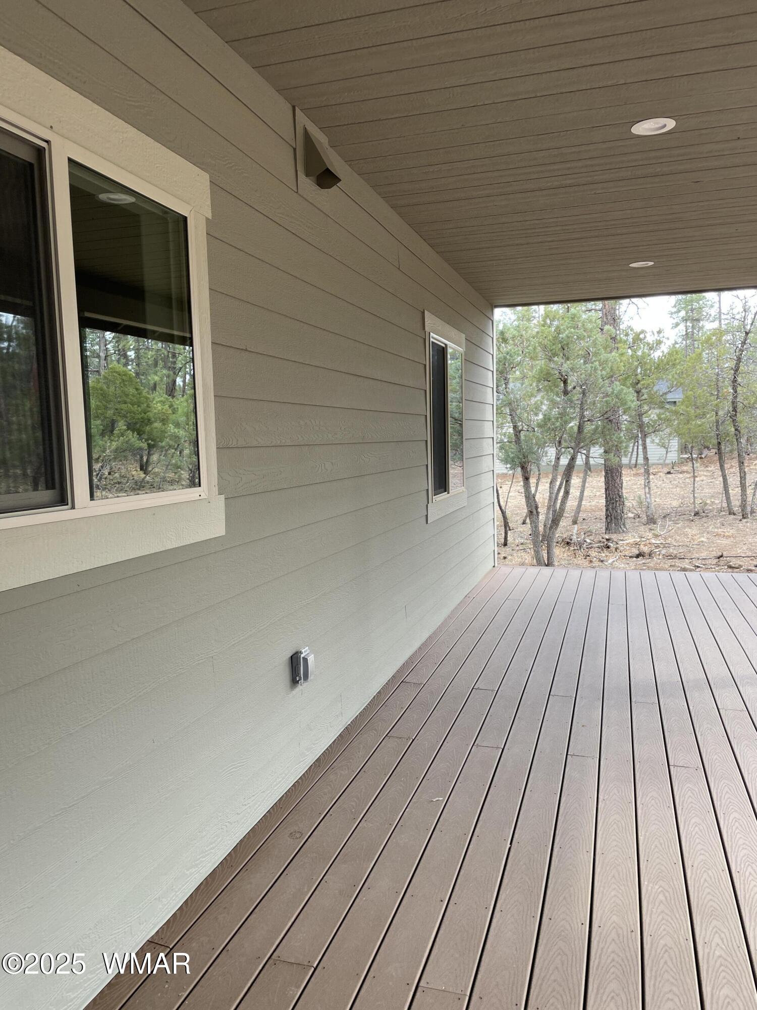 2426 Aspen Run Pinetop, AZ 85935 - Photo 44 of 44 a view of outdoor space with wooden floor and windows