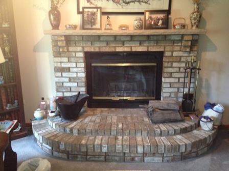 26001 Mary Road Garden Prairie, IL 61038 - Photo 5 of 19 a living room with furniture and a fireplace