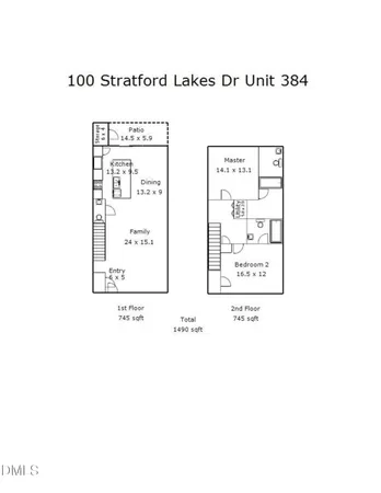 $310,000 | 100 Stratford Lakes Drive, Unit 384, Durham, NC 27713