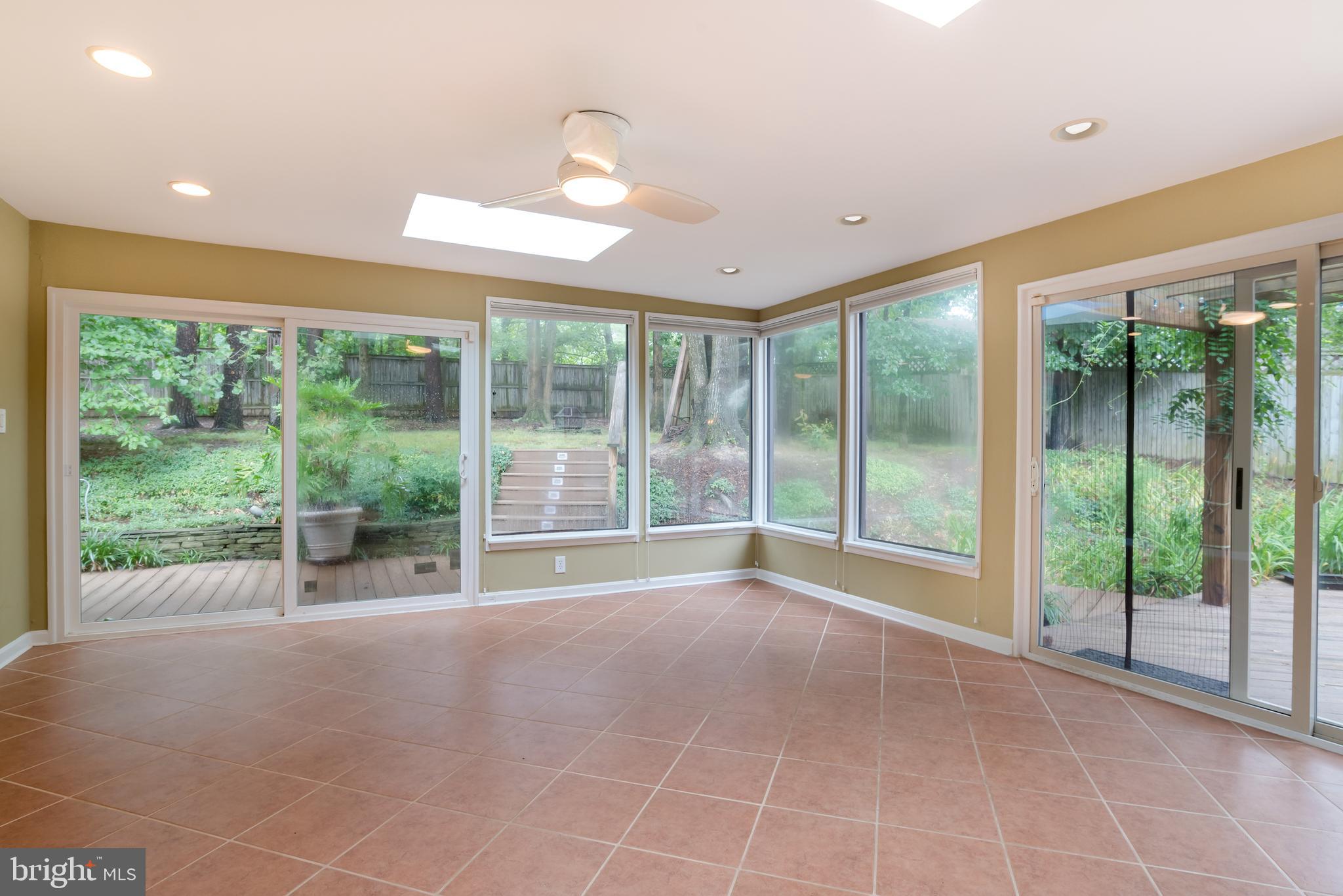 5941 Hall Street Springfield, VA 22152 - Photo 16 of 35 Sunroom overlooks lush backyard