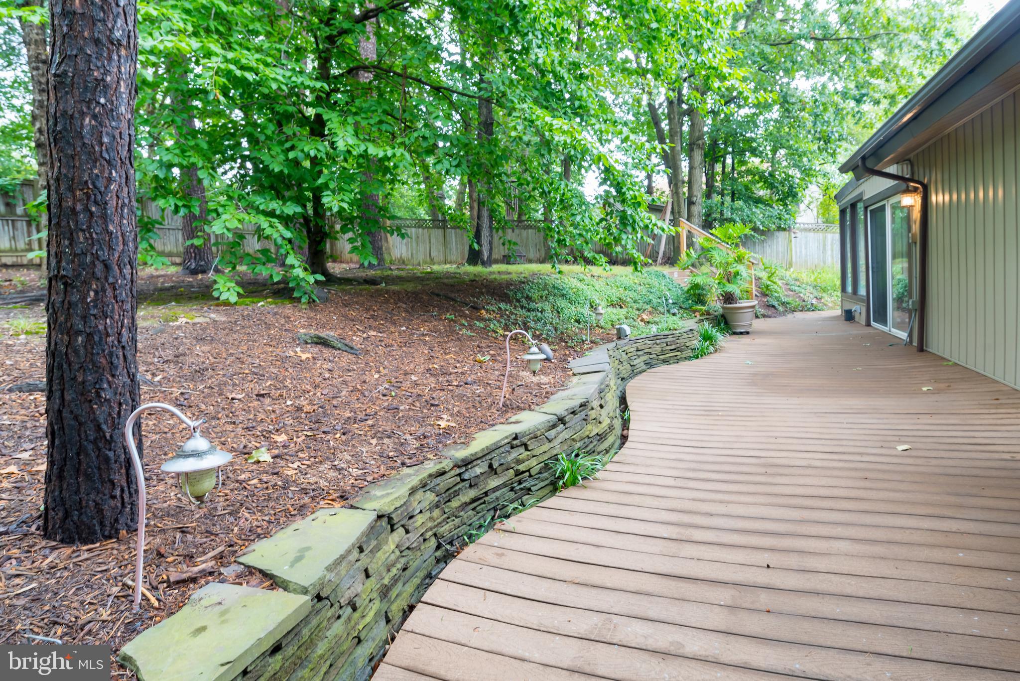 5941 Hall Street Springfield, VA 22152 - Photo 31 of 35 Backyard boasts mature trees & lush landscaping