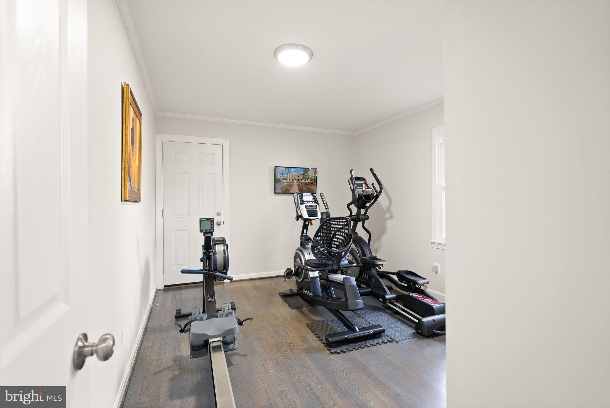 10808 Hunt Club Road Reston, VA 20190 - Photo 17 of 49 a view of a room with gym equipment
