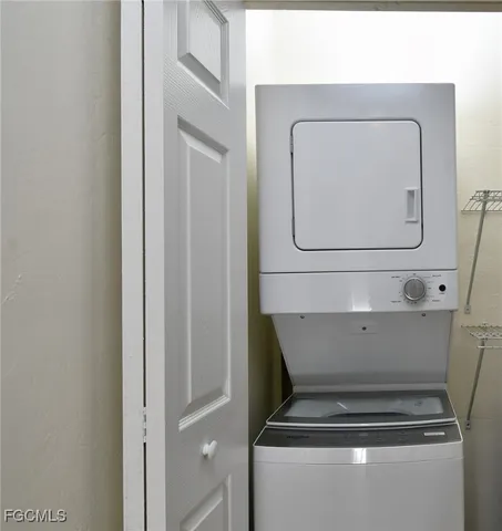 a close view of utility room