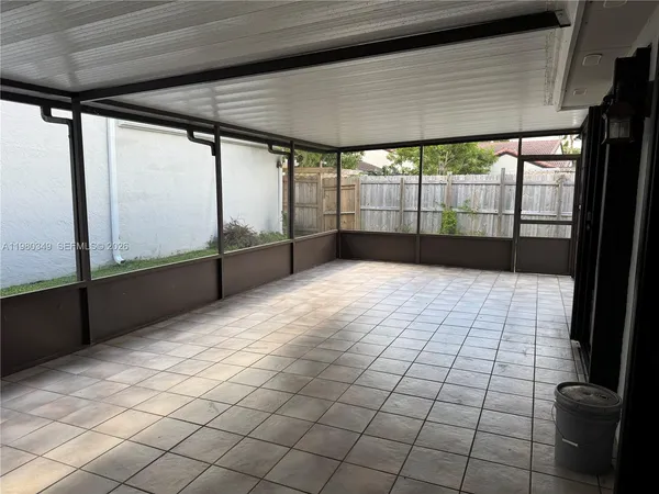 a view of empty room