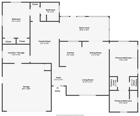 an aerial view of a house with garden space and street view