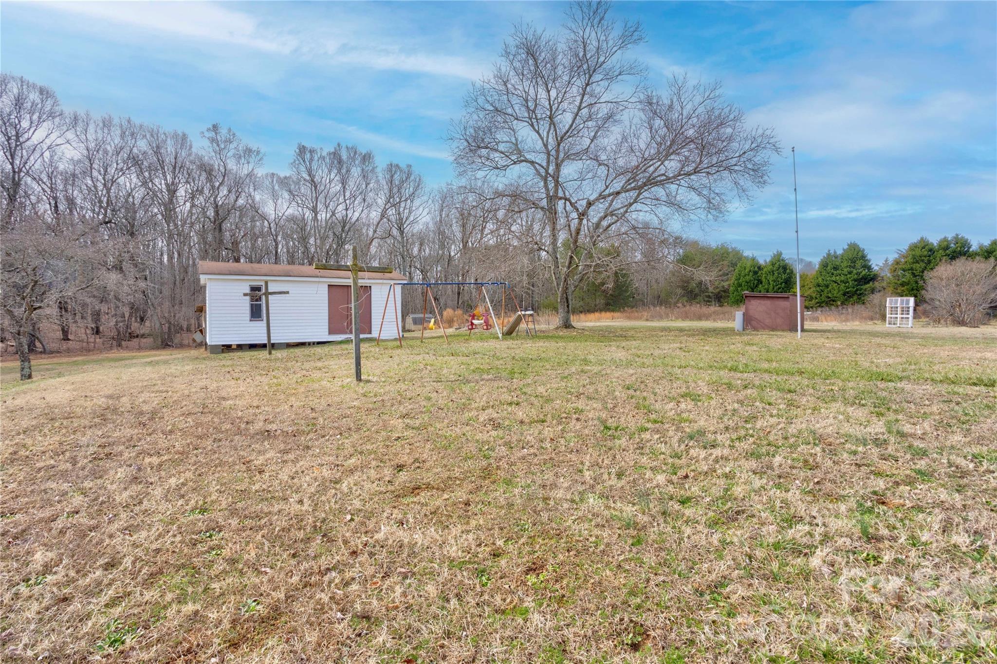 455 Rimer Road Salisbury, NC 28146 - Photo 20 of 22 a view of a field with trees in the background