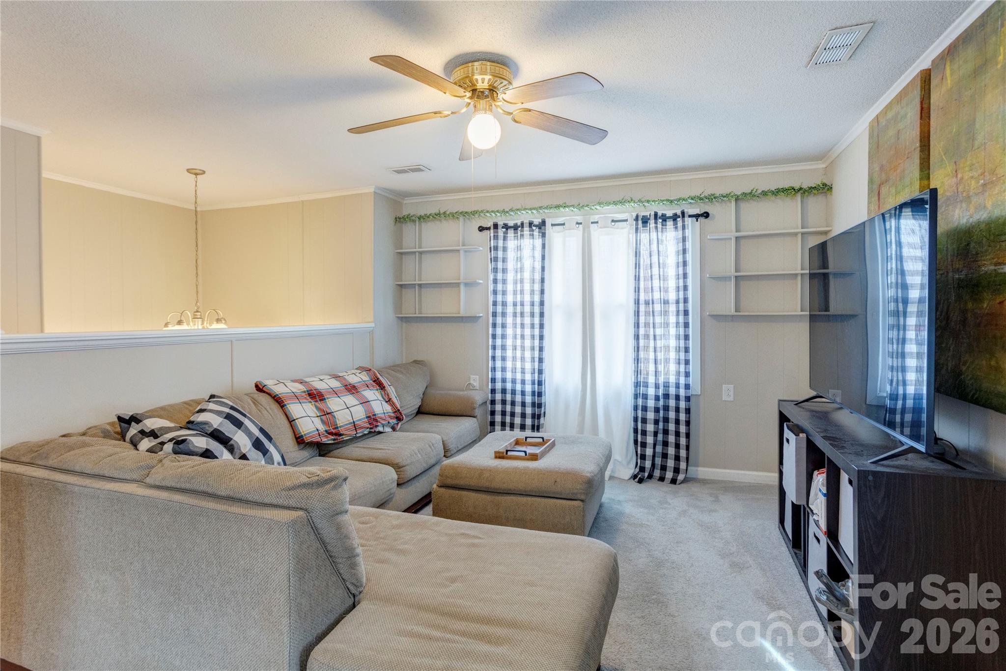 455 Rimer Road Salisbury, NC 28146 - Photo 2 of 22 a living room with furniture and a flat screen tv