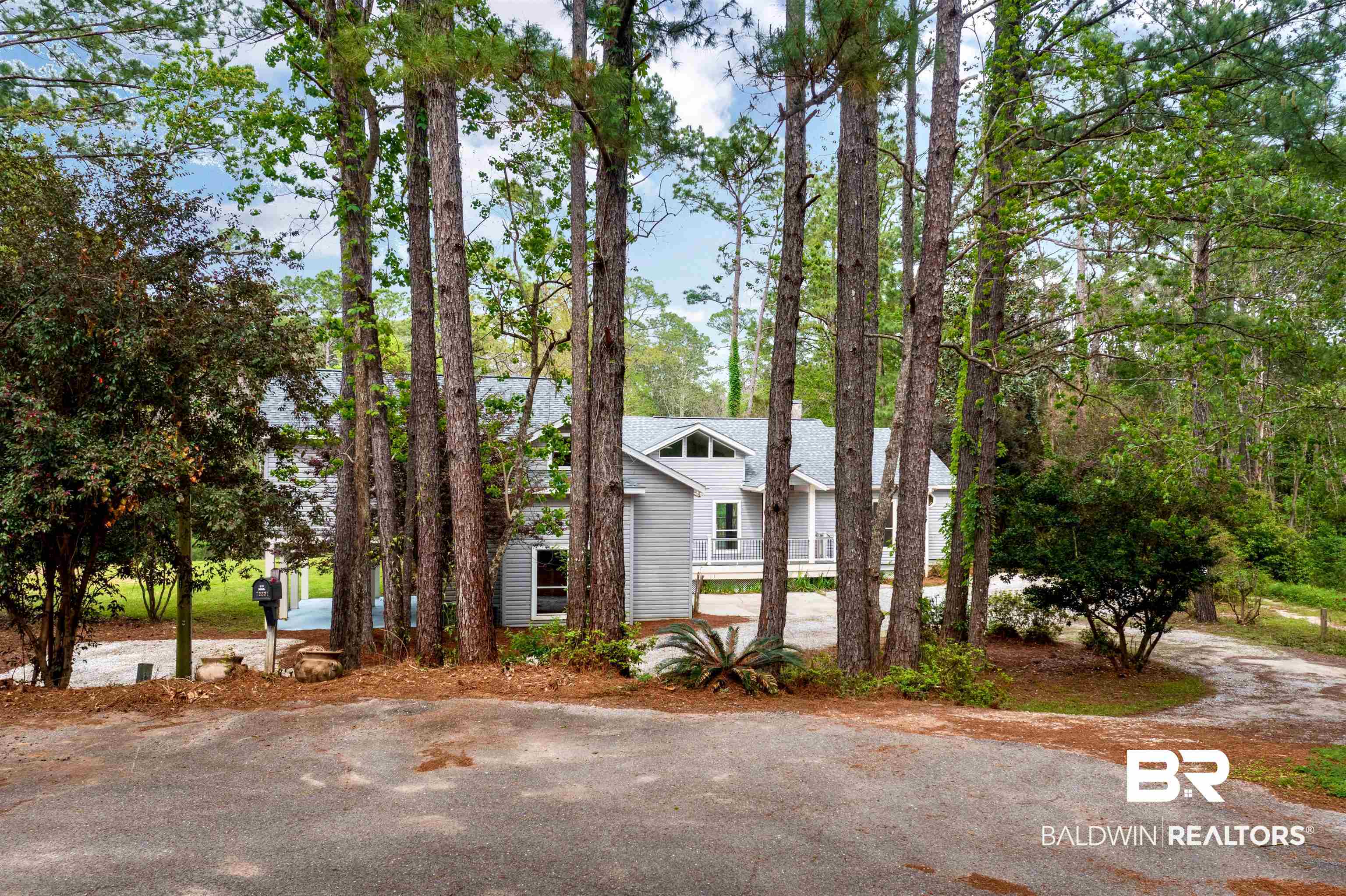 12831 Clay City Road Fairhope, AL 36532 - Photo 2 of 47 Roadside View of Home