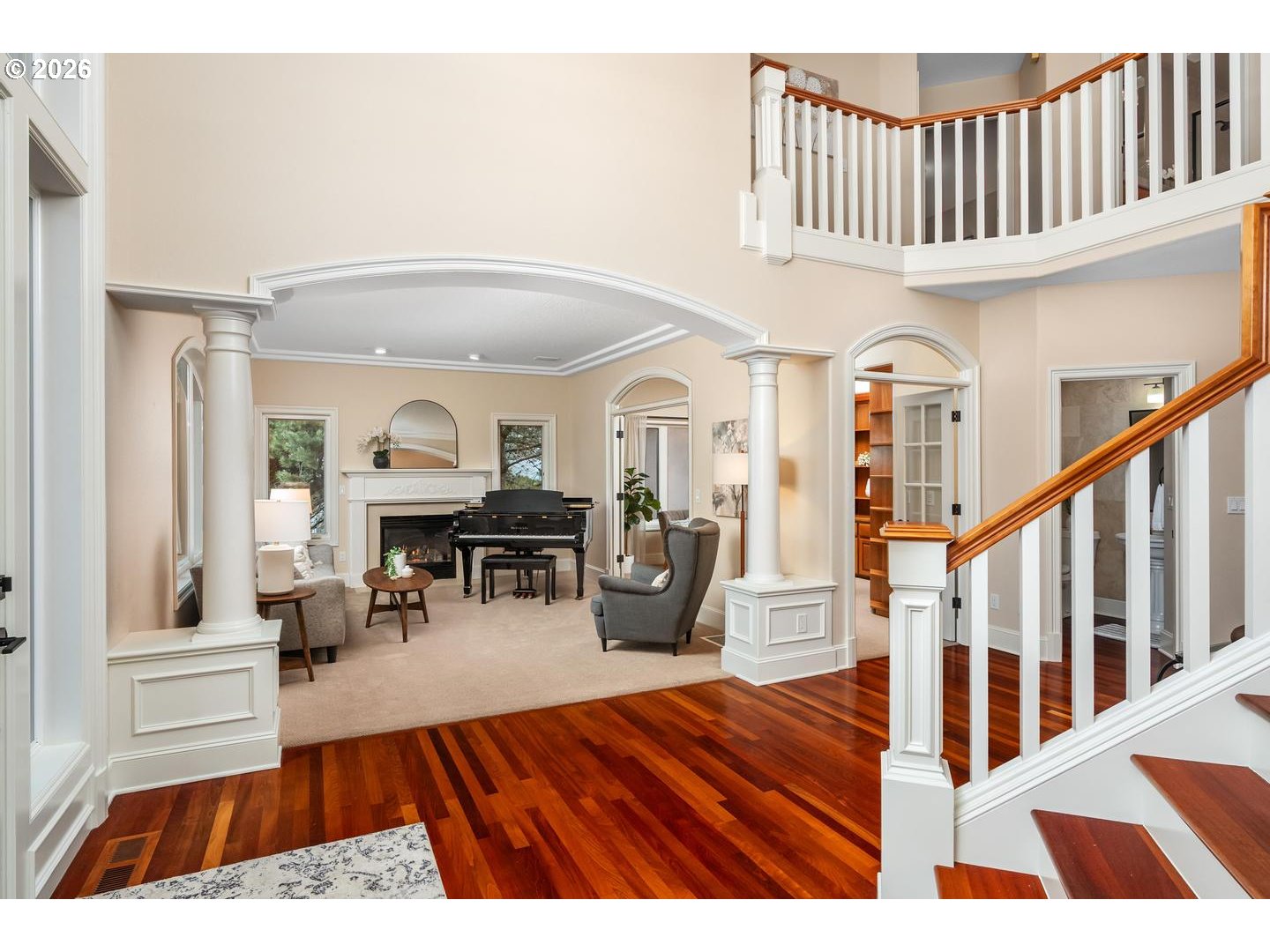 12352 Northwest Hibbard Drive Portland, OR 97229 - Photo 6 of 48 a view of living room and dining room