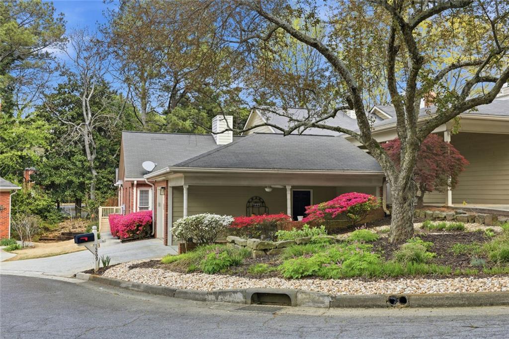 3269 Embry Downs Court Atlanta, GA 30340 - Photo 3 of 38 a front view of house with yard