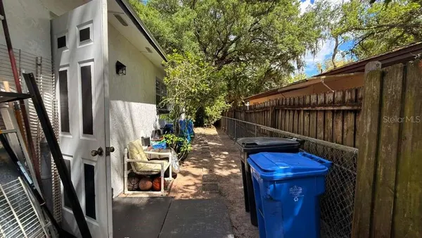 a view of outdoor space with sitting area