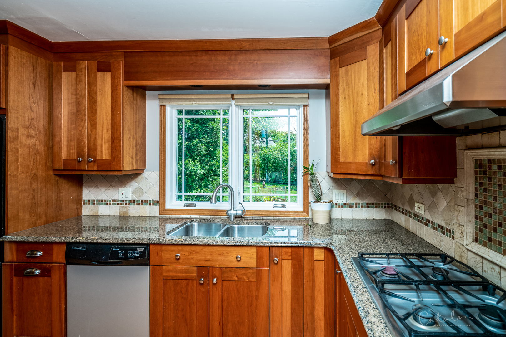 1415 Charing Cross Road Deerfield, IL 60015 - Photo 7 of 23 a kitchen with stainless steel appliances granite countertop a stove a sink and a microwave