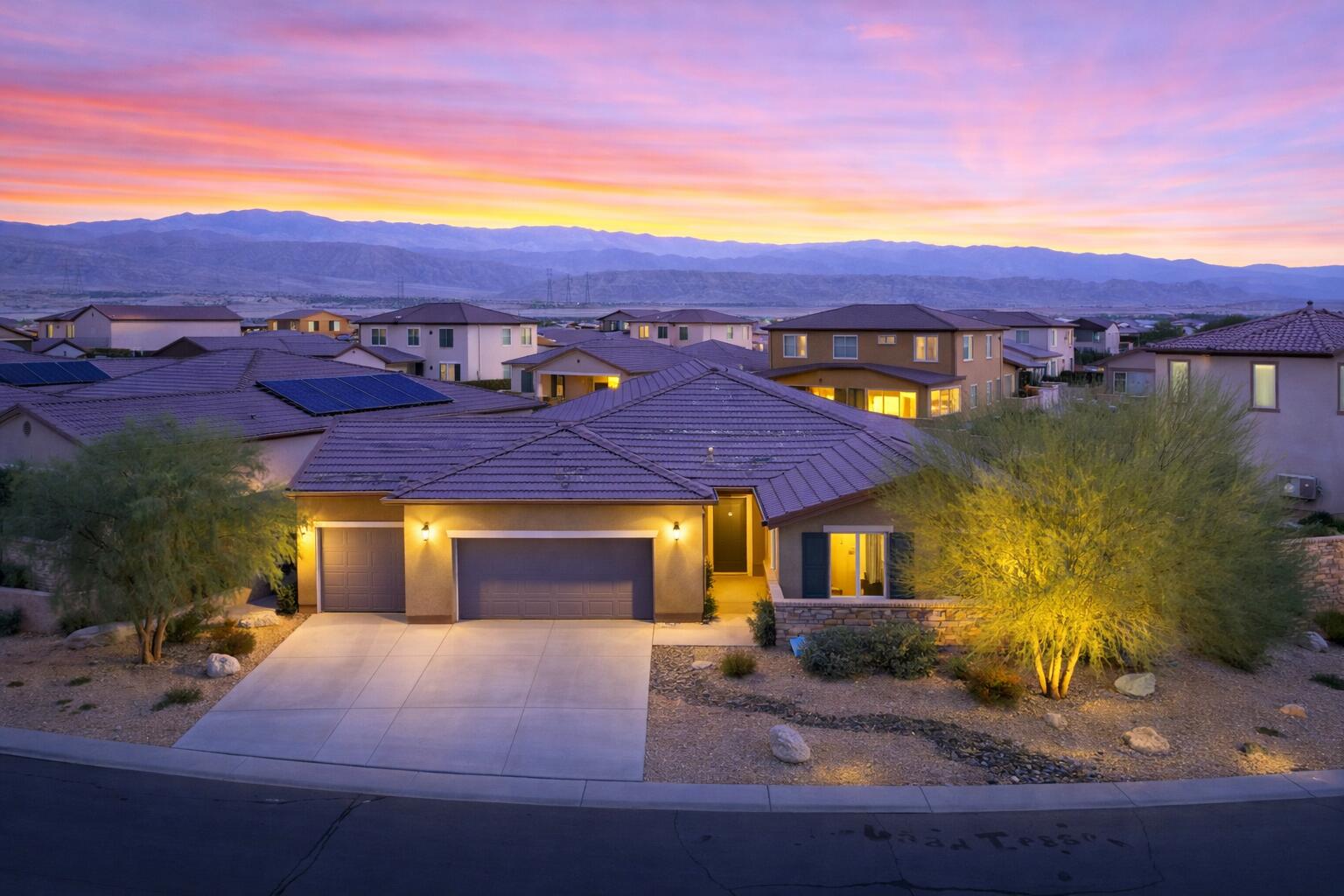 40340 Vivaldi Court Indio, CA 92203 - Photo 1 of 30 a front view of a house with a yard