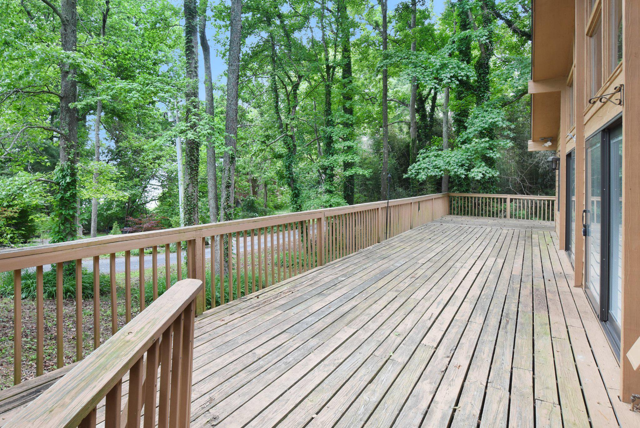 149 Windcliff Road Prince Frederick, MD 20678 - Photo 28 of 35 Large Deck with partial water views