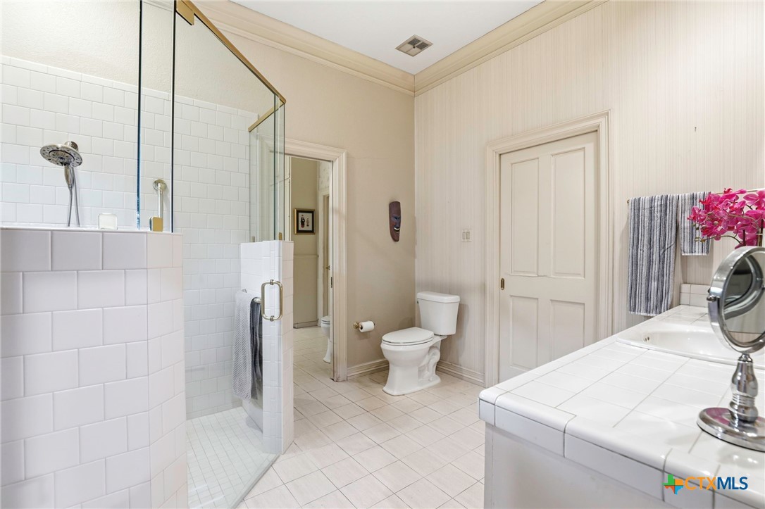 21759 Forest Waters Circle Garden Ridge, TX 78266 - Photo 17 of 30 a bathroom with a sink toilet and shower