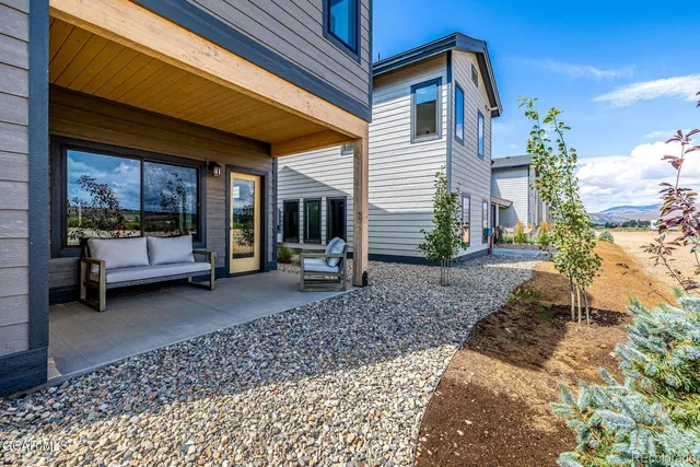 a view of a house with a patio