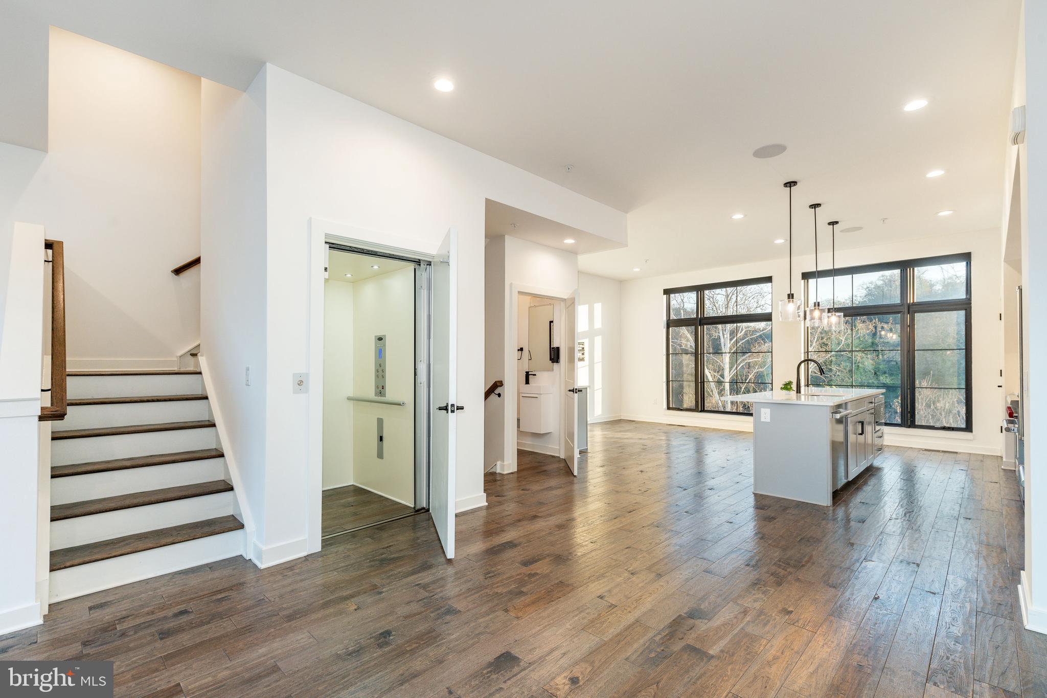 4523 Riverside Way Philadelphia, PA 19127 - Photo 19 of 50 a view of an entryway with wooden floor and windows