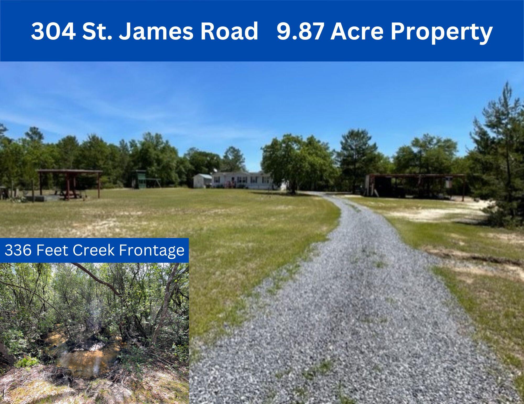 304 St James Road DeFuniak Springs, FL 32433 - Photo 37 of 37 a view of a tennis court with trees in the background