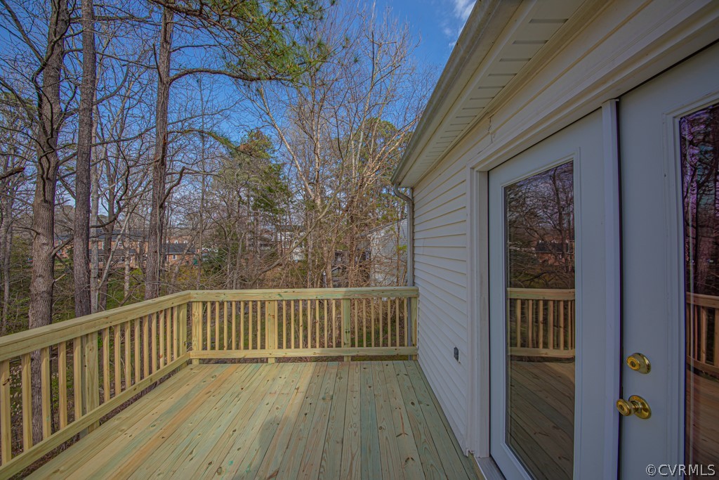7212 Drexelbrook Road Chesterfield, VA 23832 - Photo 29 of 31 a view of balcony with wooden floor