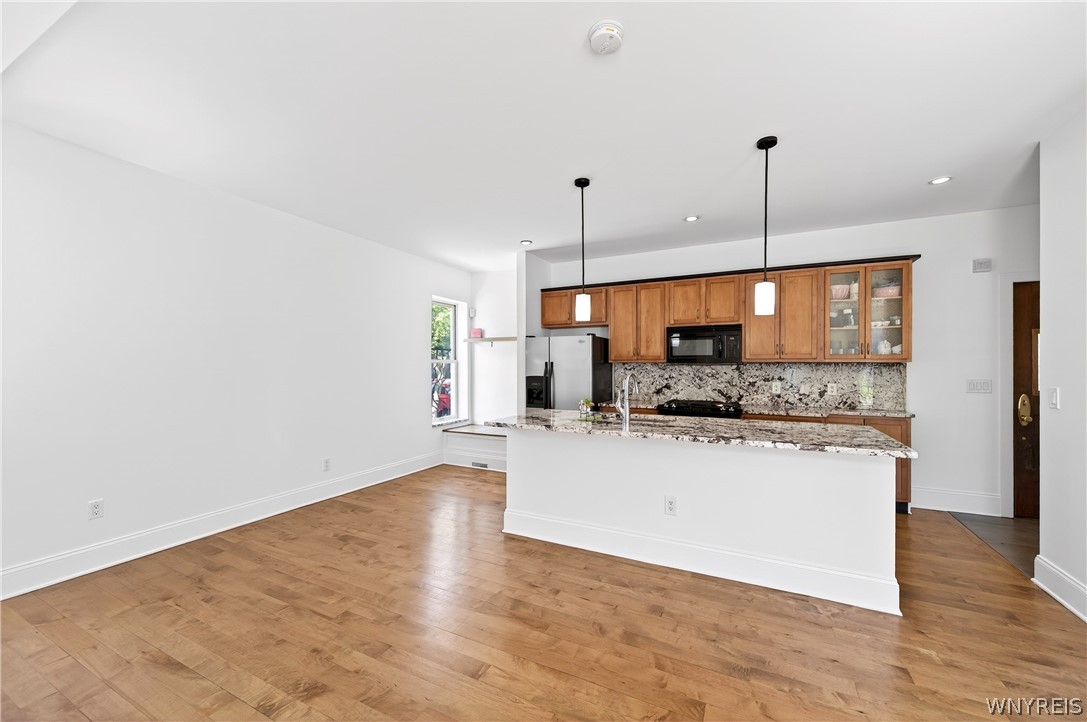 120 Johnson Park Buffalo, NY 14201 - Photo 21 of 35 Kitchen / Living Room - Back Apartment