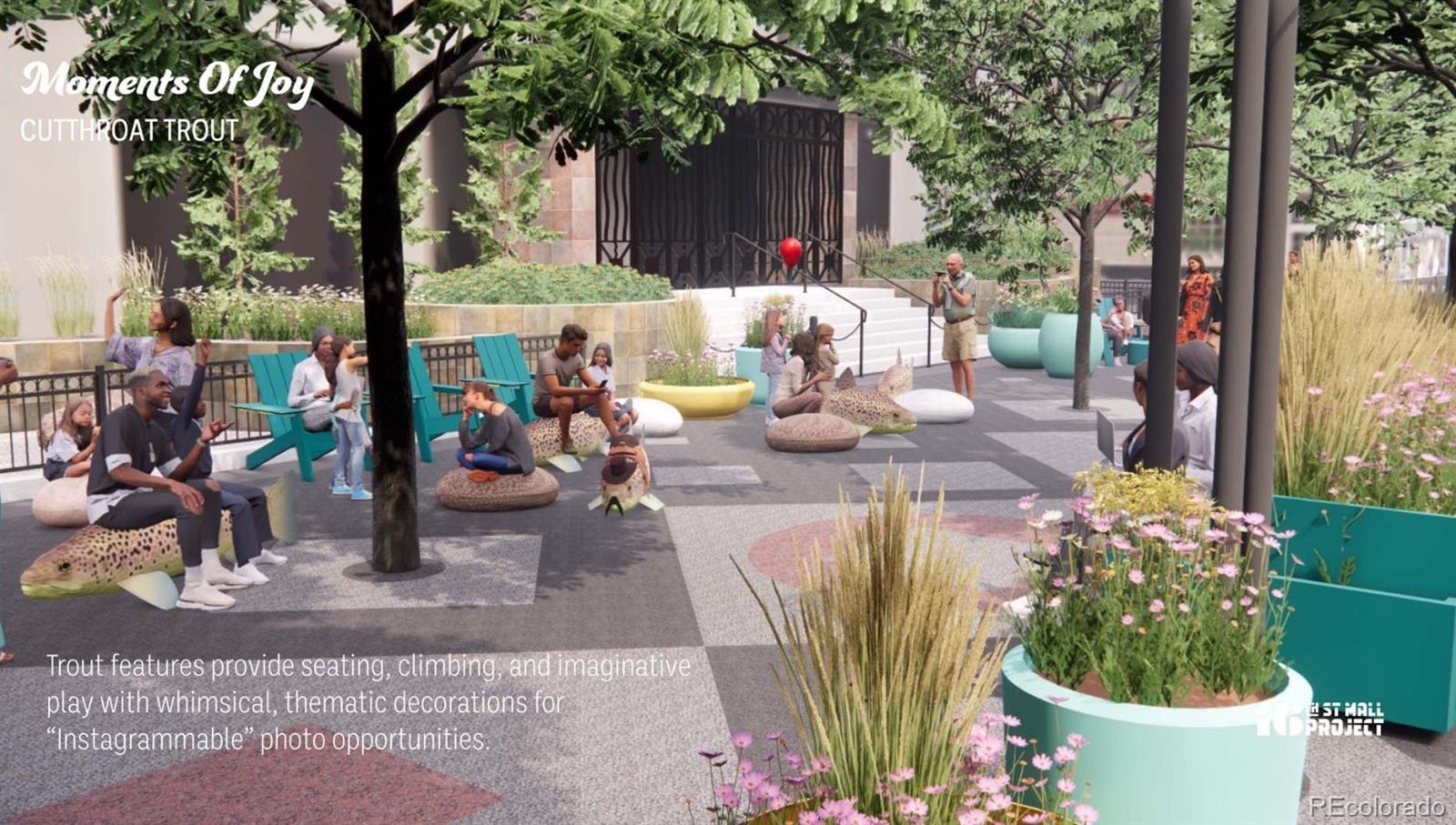 1625 Larimer Street, Unit 905 Denver, CO 80202 - Photo 3 of 12 a view of a tables and chairs in patio