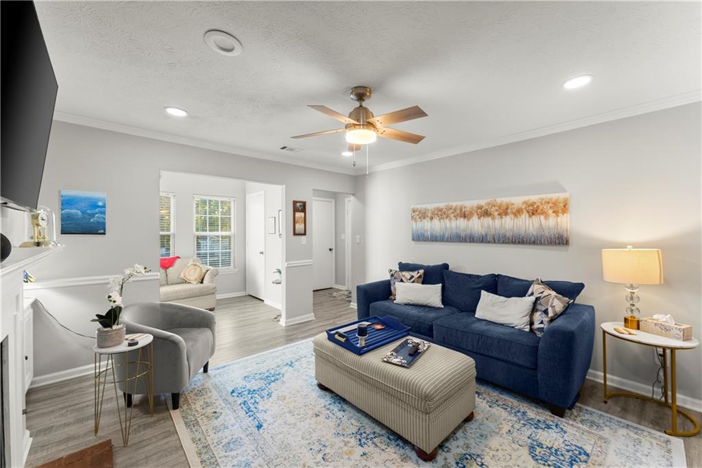 1997 Brian Way Decatur, GA 30033 - Photo 6 of 27 a living room with furniture and a wooden floor