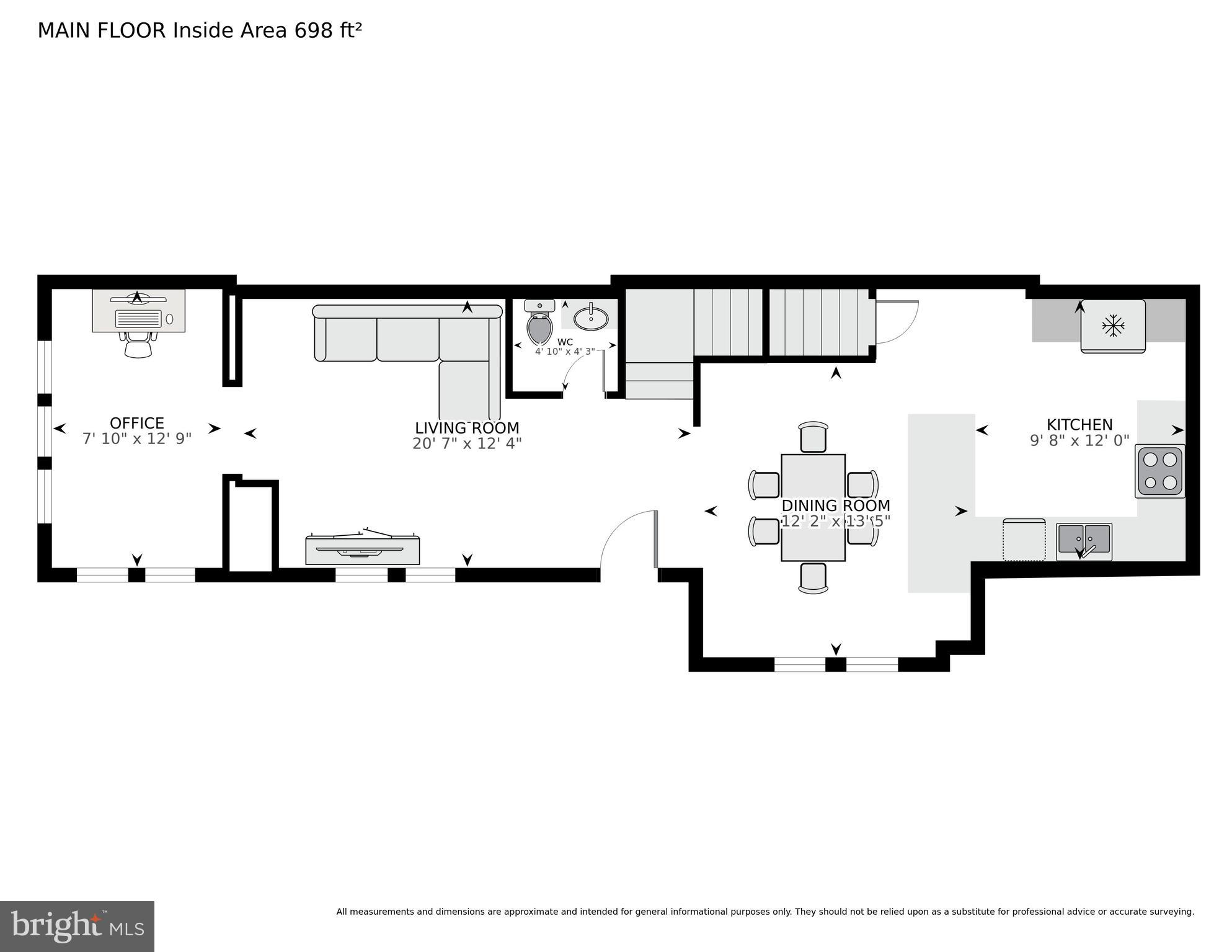 4013 4th Street Baltimore, MD 21225 - Photo 32 of 35 a picture of a floor plan