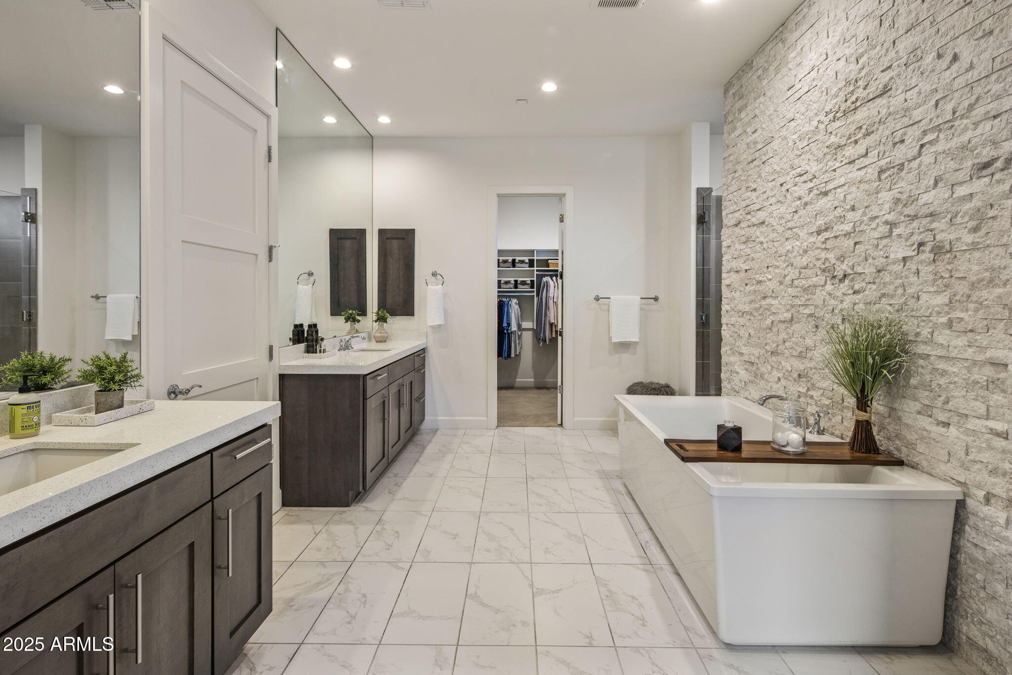 14122 Territory Trail Fountain Hills, AZ 85268 - Photo 23 of 46 a large kitchen with stainless steel appliances kitchen island granite countertop a sink and a stove