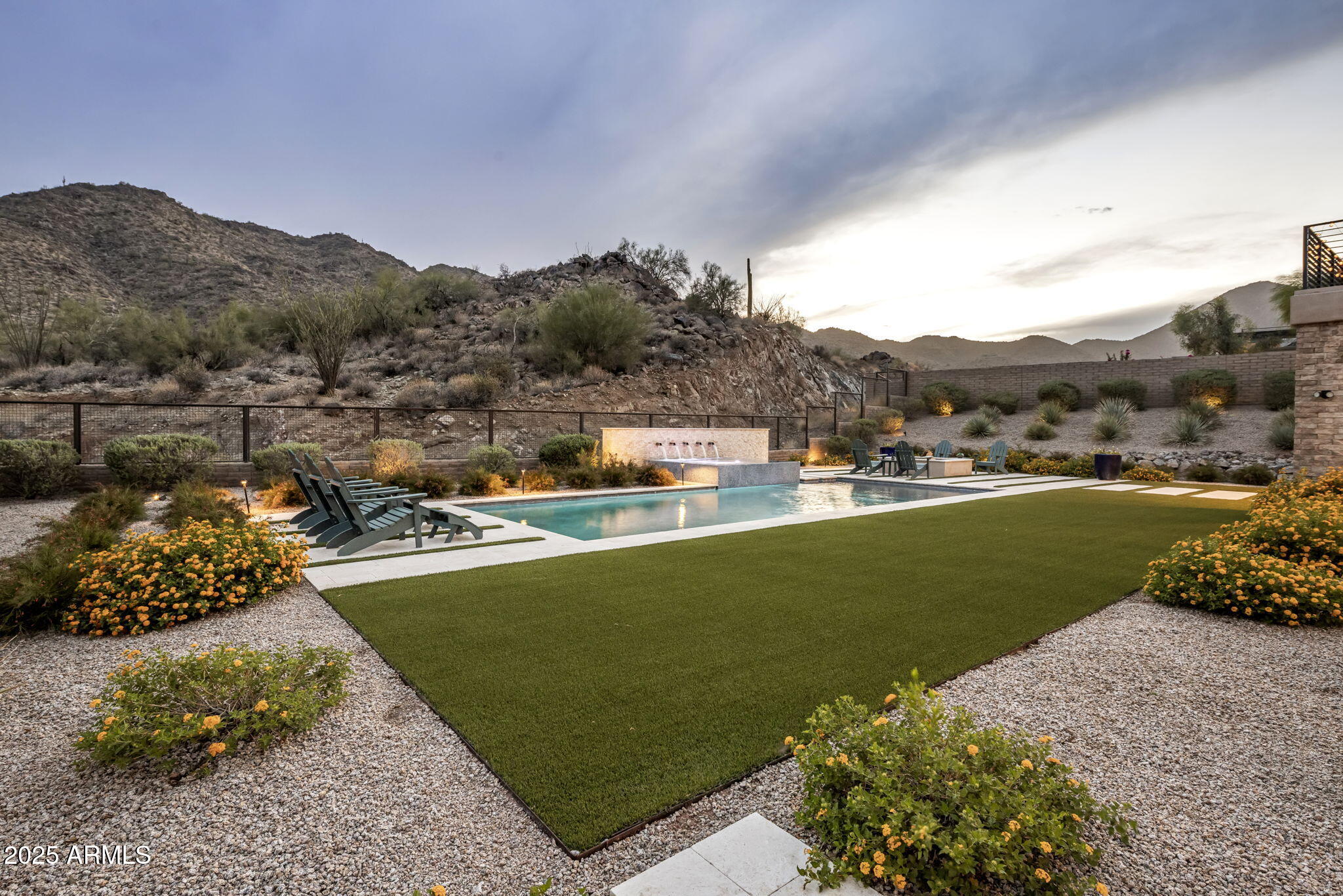 14122 Territory Trail Fountain Hills, AZ 85268 - Photo 36 of 46 a view of a garden with mountains in the background