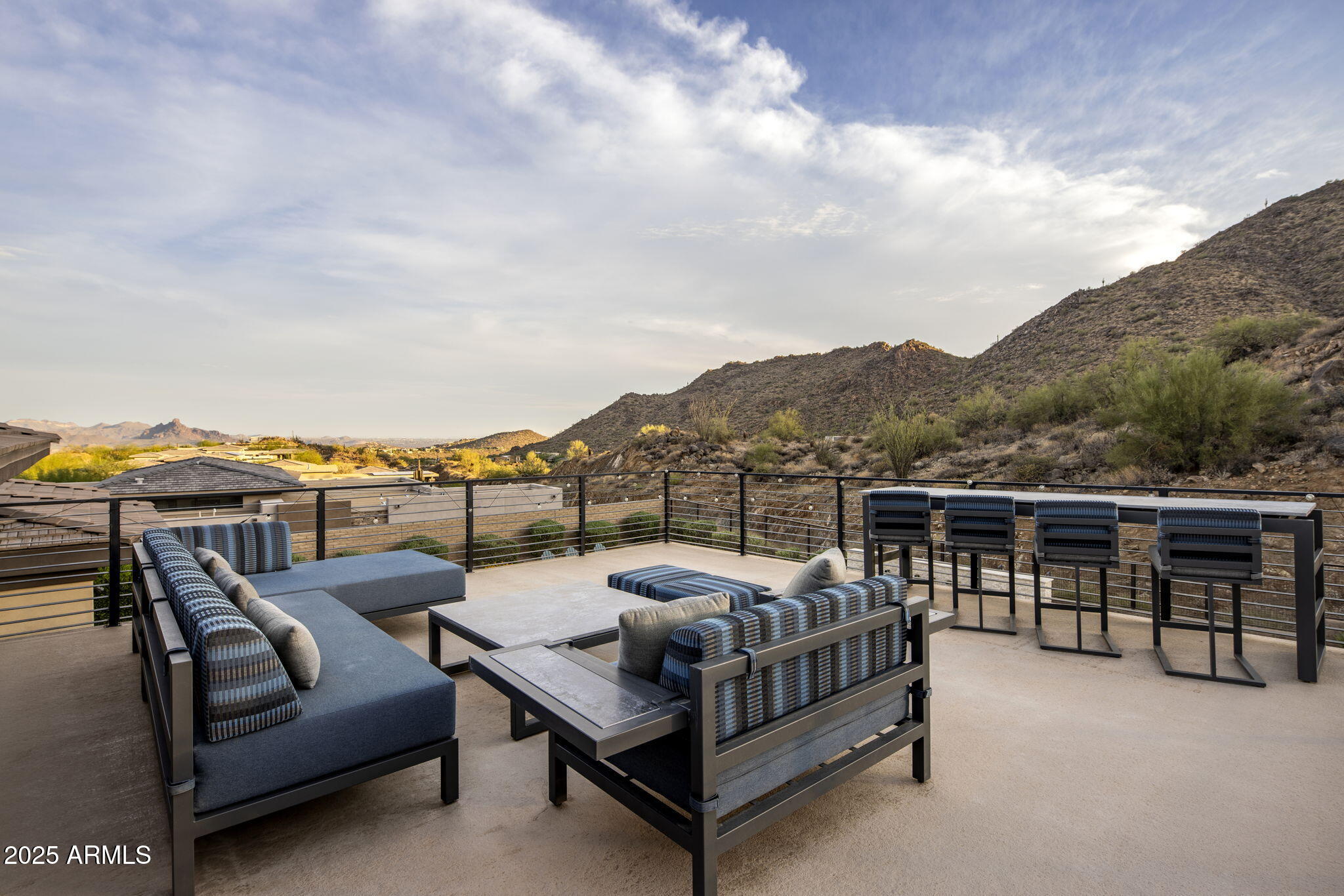 14122 Territory Trail Fountain Hills, AZ 85268 - Photo 42 of 46 a view of a roof deck with furniture