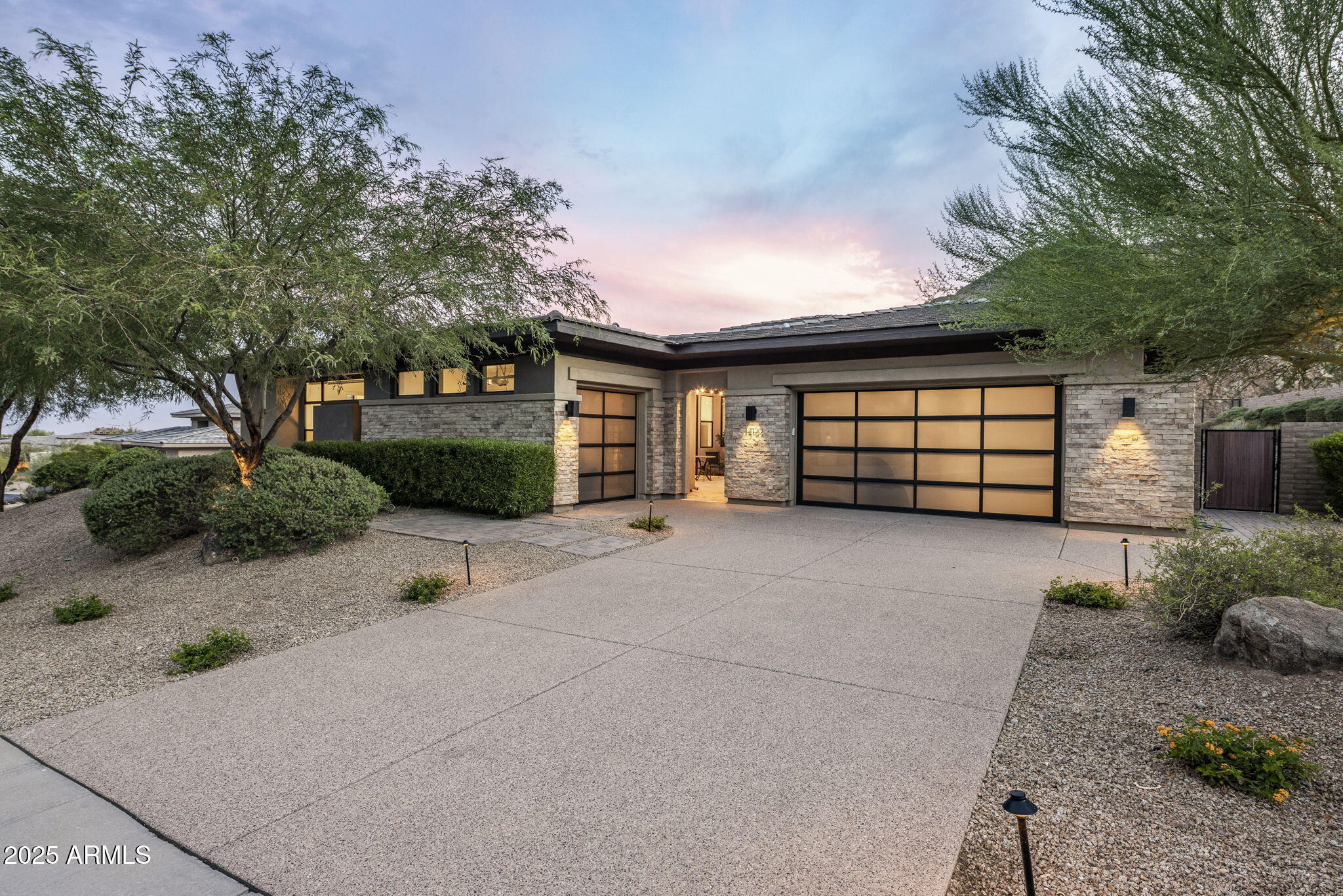 14122 Territory Trail Fountain Hills, AZ 85268 - Photo 45 of 46 a view of a house with a yard and garage