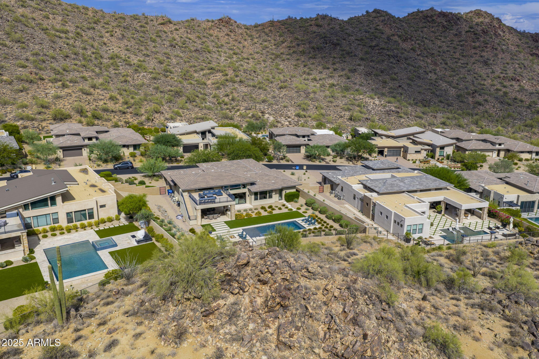 14122 Territory Trail Fountain Hills, AZ 85268 - Photo 7 of 46 an aerial view of residential house with outdoor space