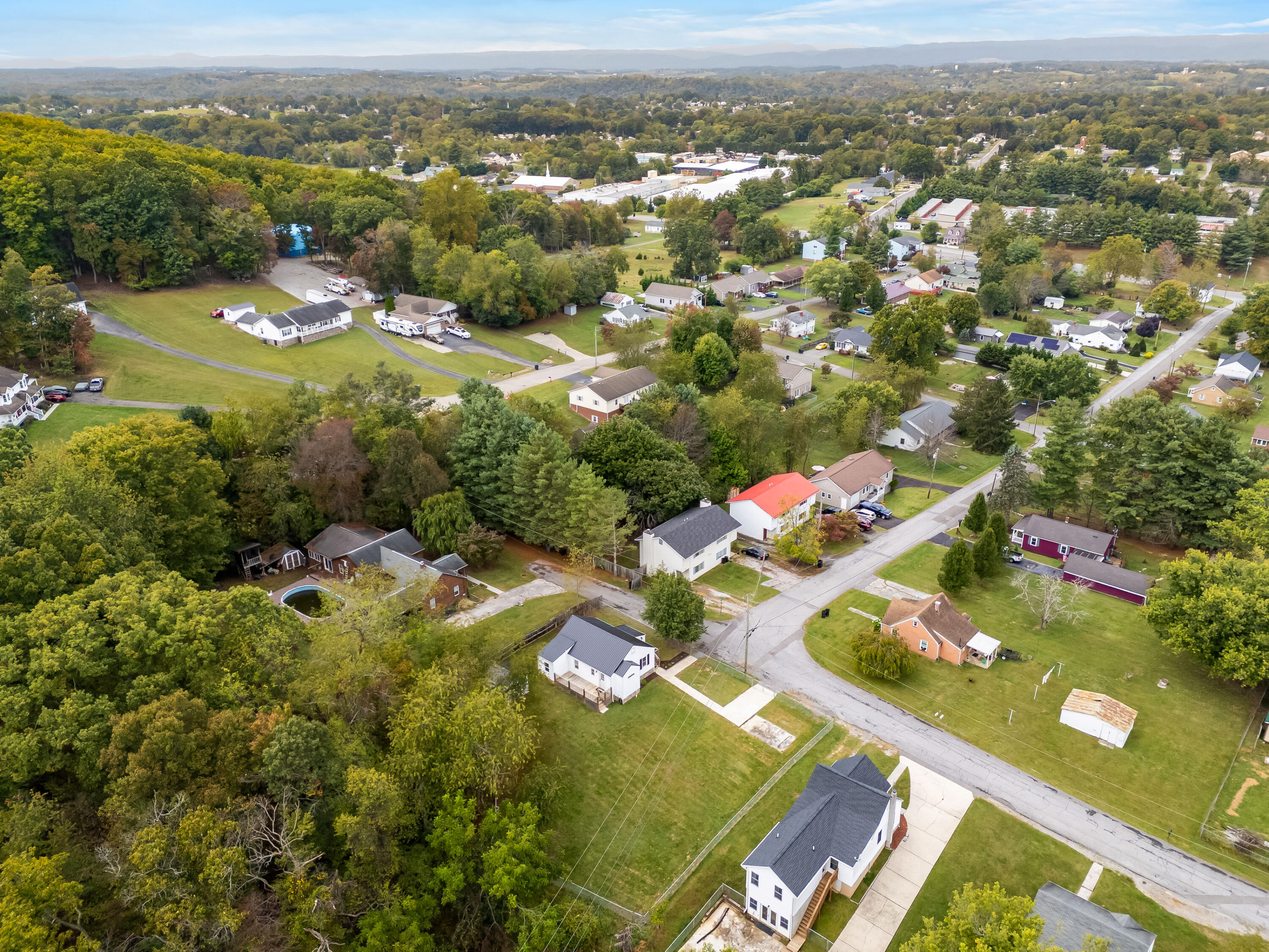 306 Lester Street Radford, VA 24141 - Photo 43 of 51 an aerial view of residential houses with outdoor space
