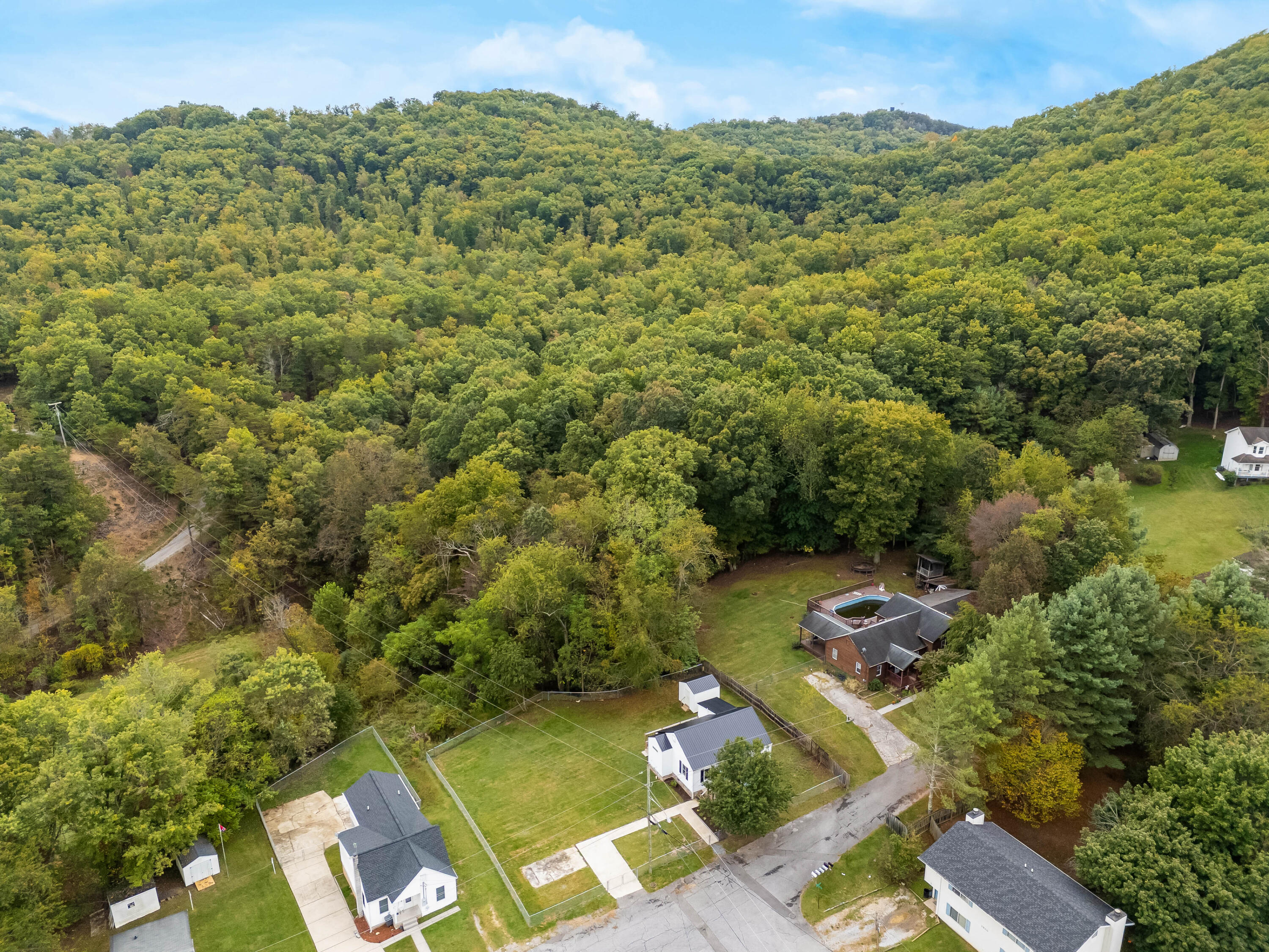 306 Lester Street Radford, VA 24141 - Photo 45 of 51 an aerial view of a house with a yard