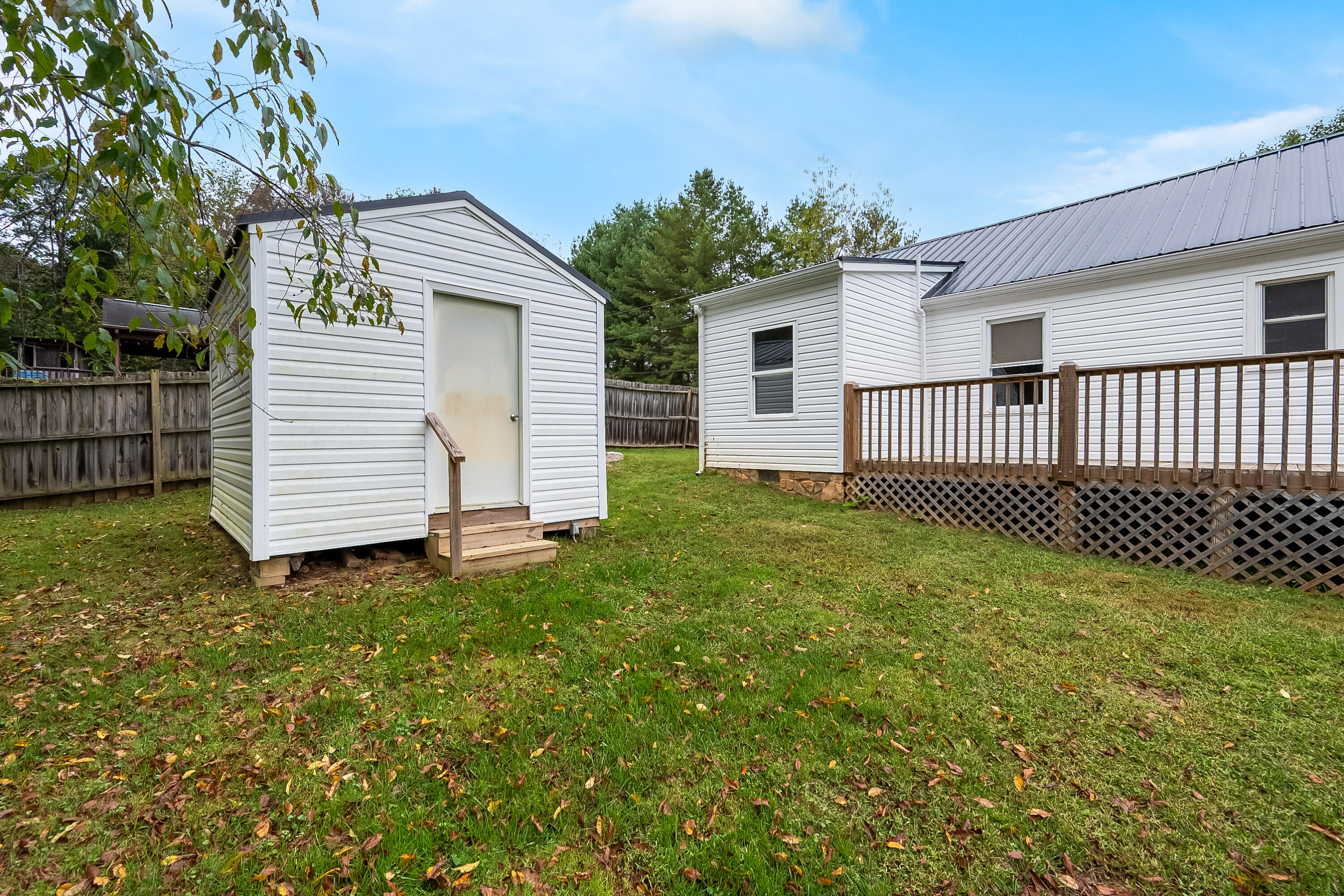 306 Lester Street Radford, VA 24141 - Photo 47 of 51 a view of a backyard with a garden