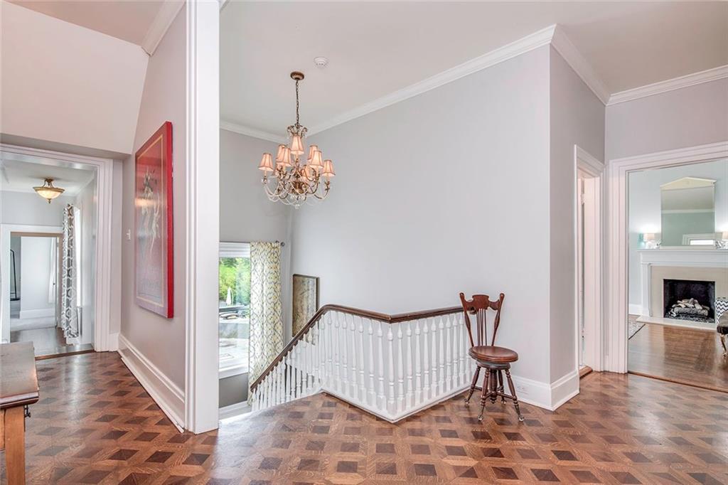 404 Beaver Road Sewickley, PA 15143 - Photo 12 of 24 Second floor landing showcasing the beautiful parque floors.