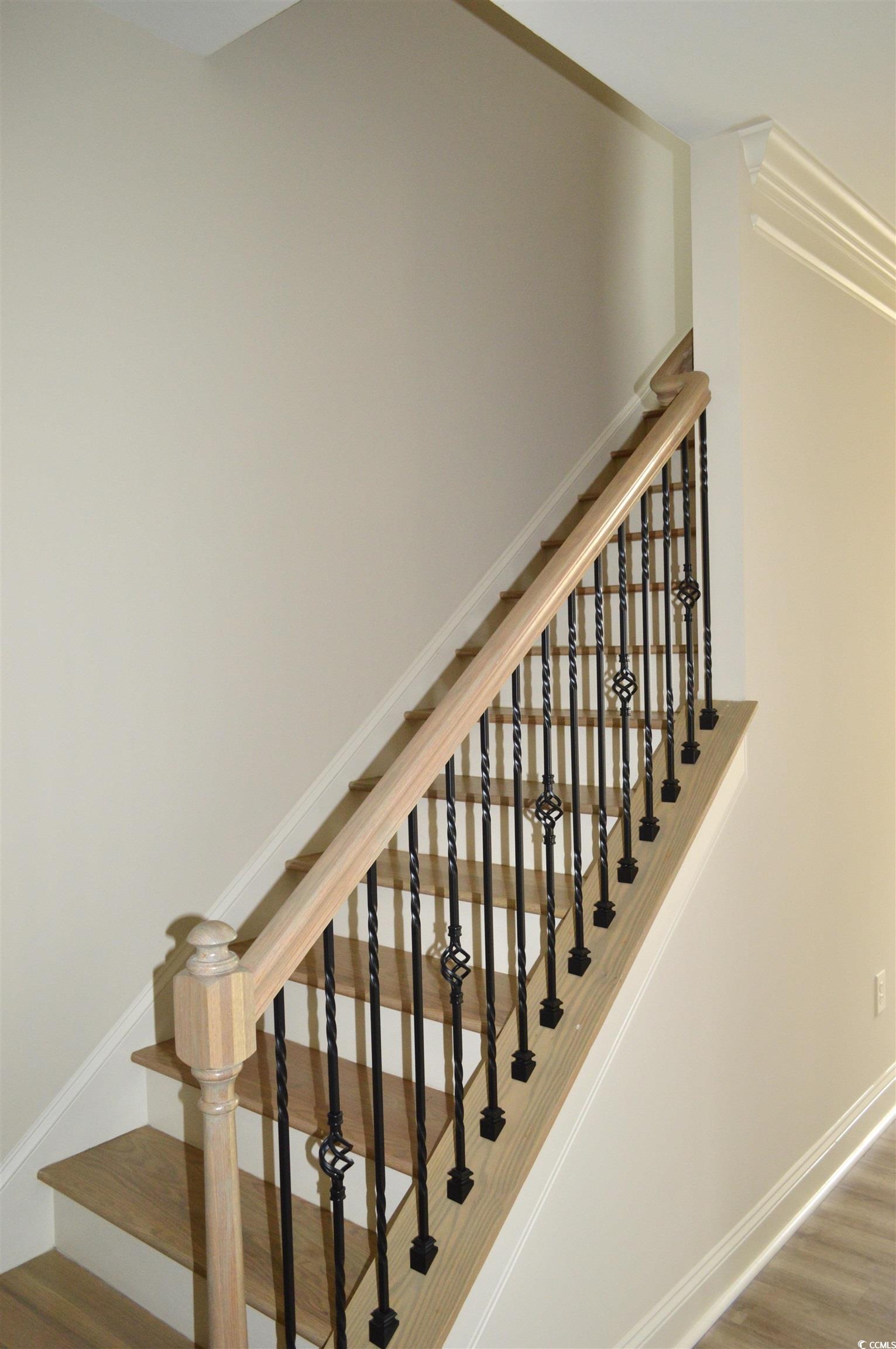 110 Hallandale Lane Murrells Inlet, SC 29576 - Photo 5 of 37 Stairway to main living area