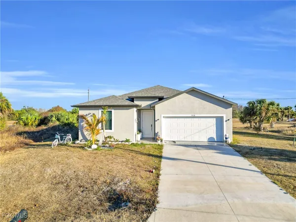 a view of a house with a outdoor space